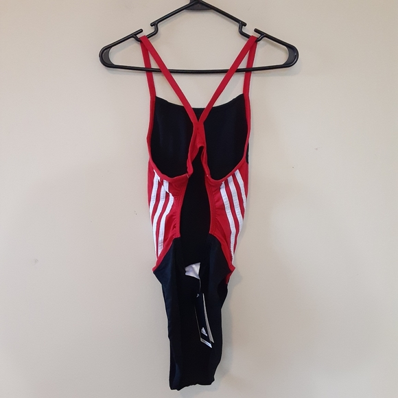 SOLD//Adidas NWT Splice Vortex Back One Piece Swimsuit - Picture 5 of 10